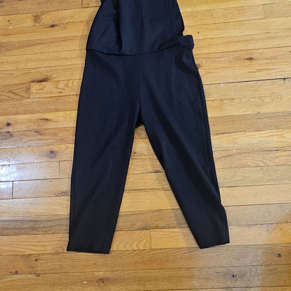 Betabrand Black Ponte Skirt Pants Medium Petite - Picture 3 of 7